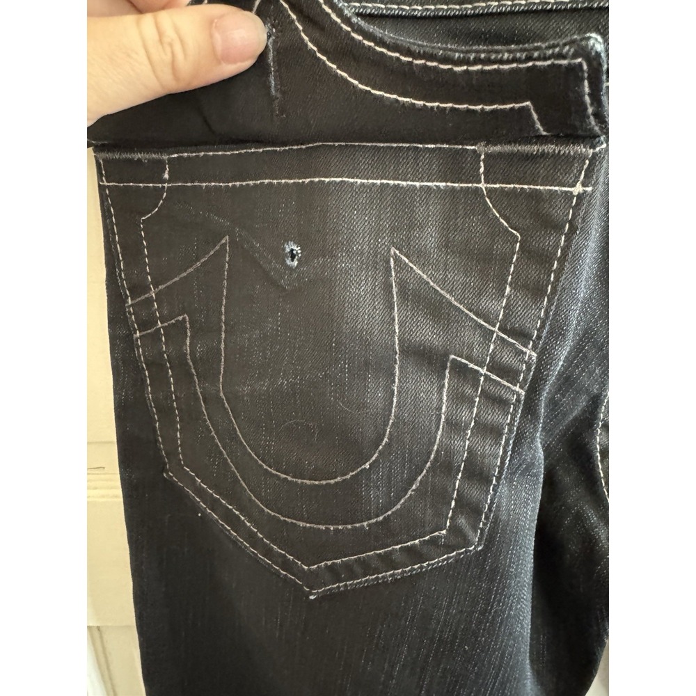 VTG True Religion Men's‎ Ricky Dark Wash Jeans Size 34/34–Y2K-00s-Streetwear-EUC - Picture 8 of 16